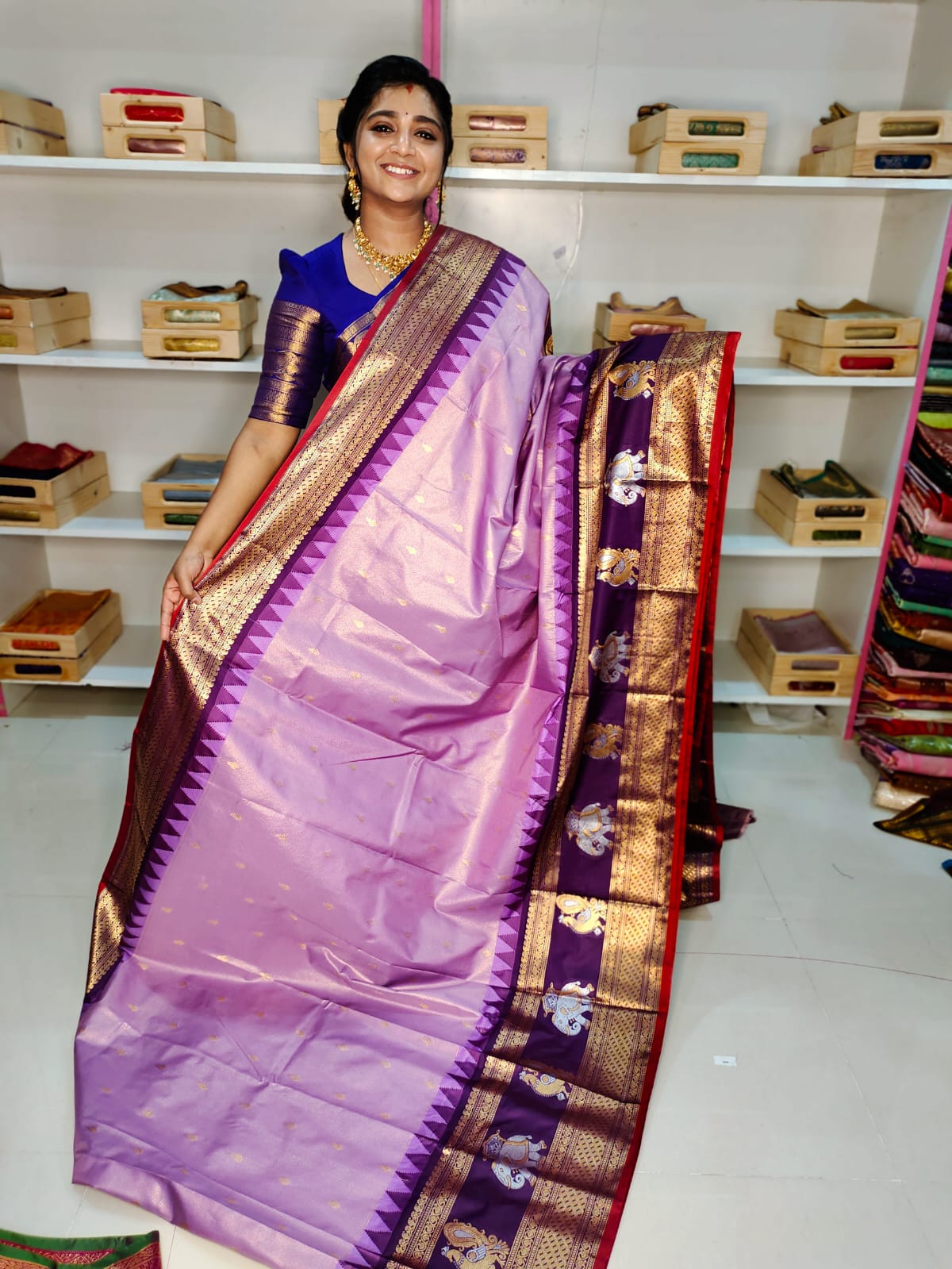 Primeme gadwal silk saree