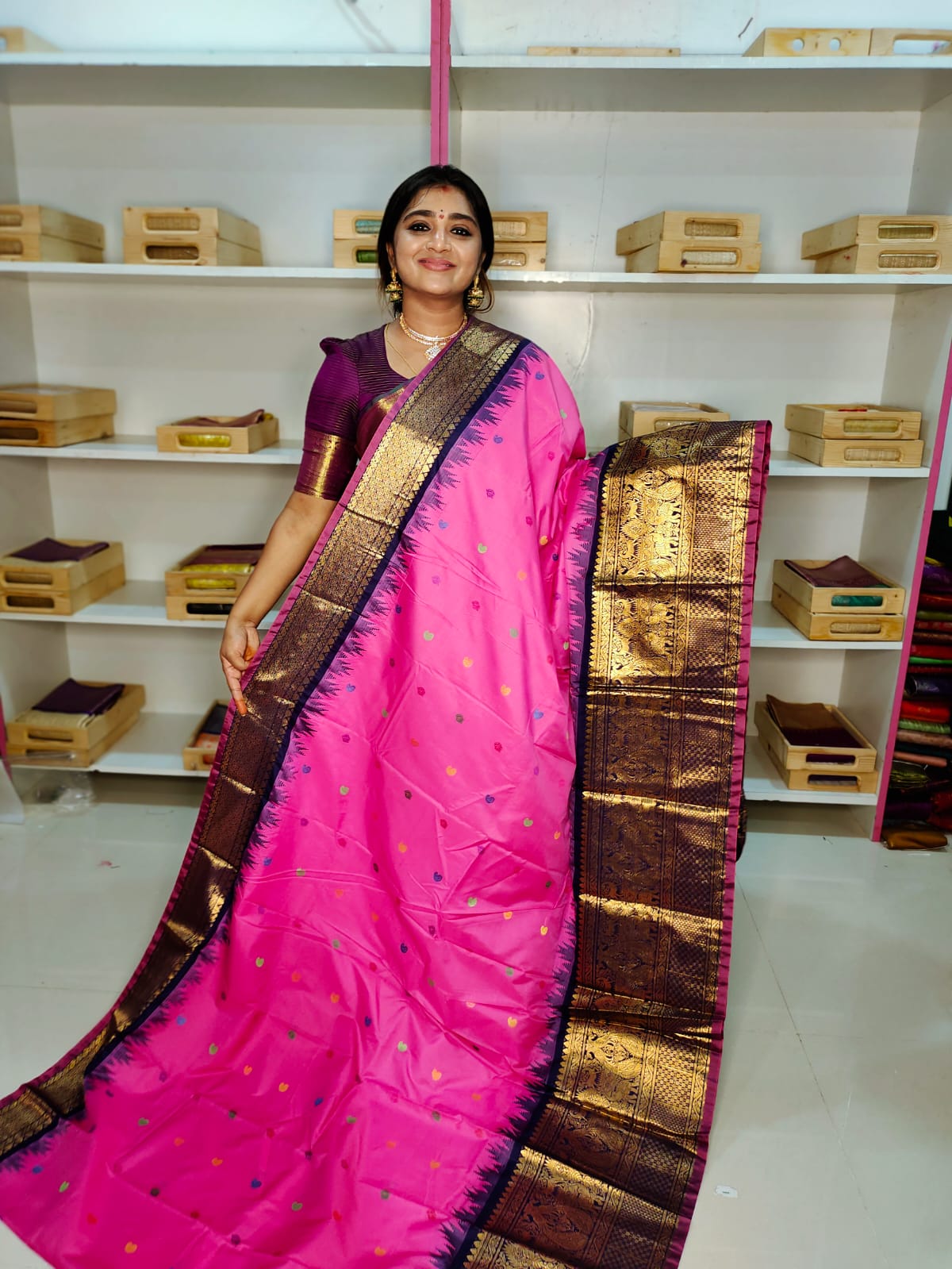 Primeme gadwal silk saree
