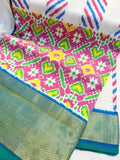 50% Offer Ikkat Pattu Saree