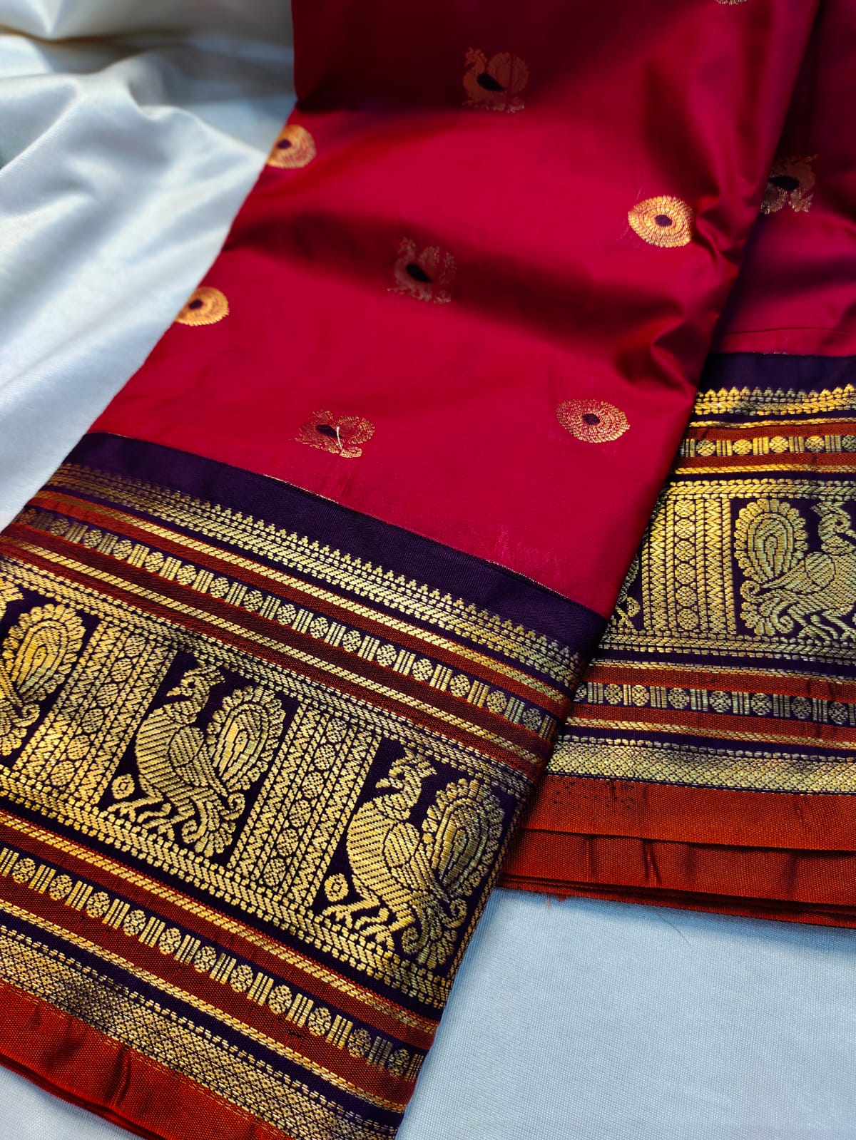 Vintage gadwal sarees