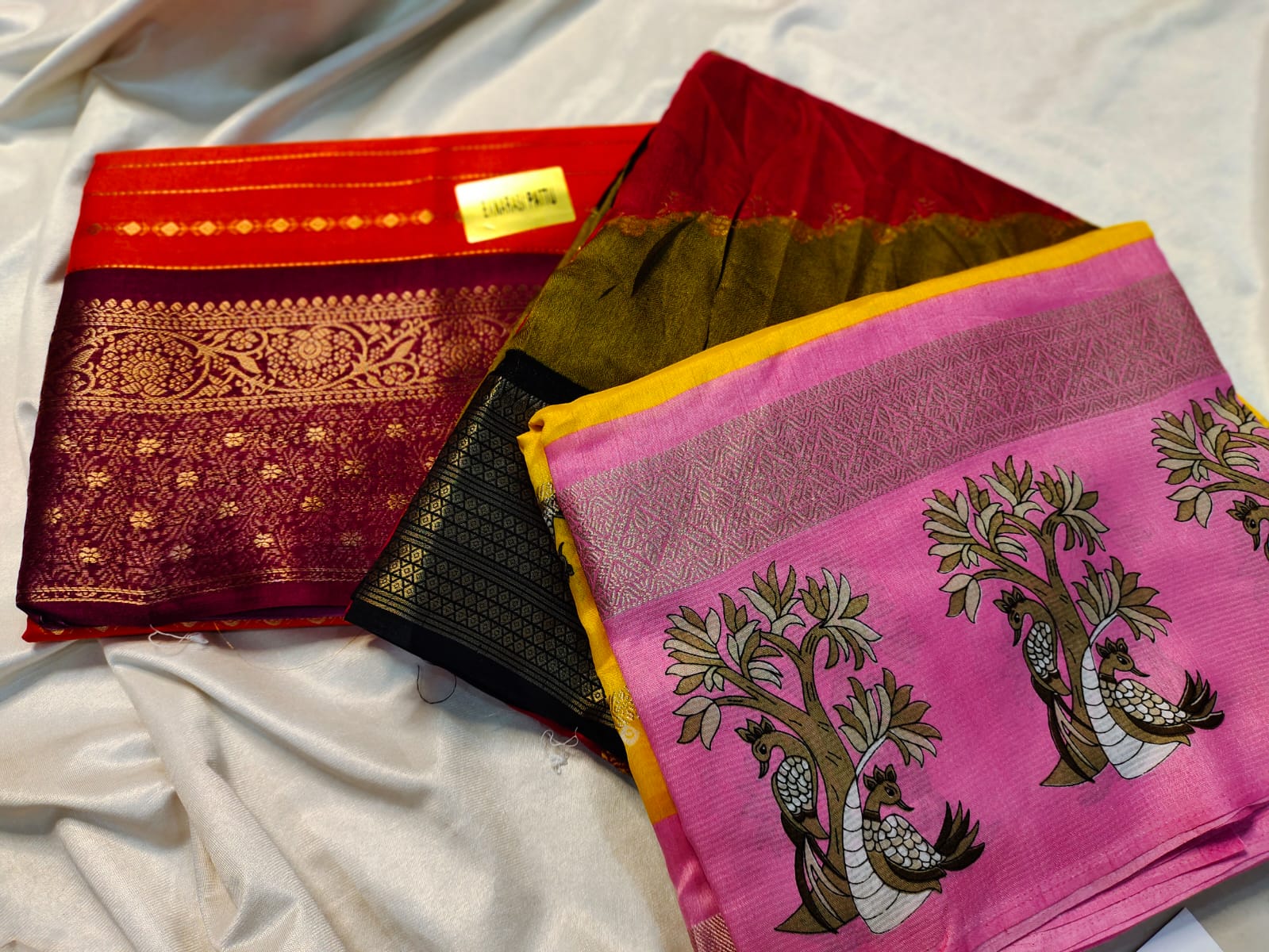 1+2dola silk saree