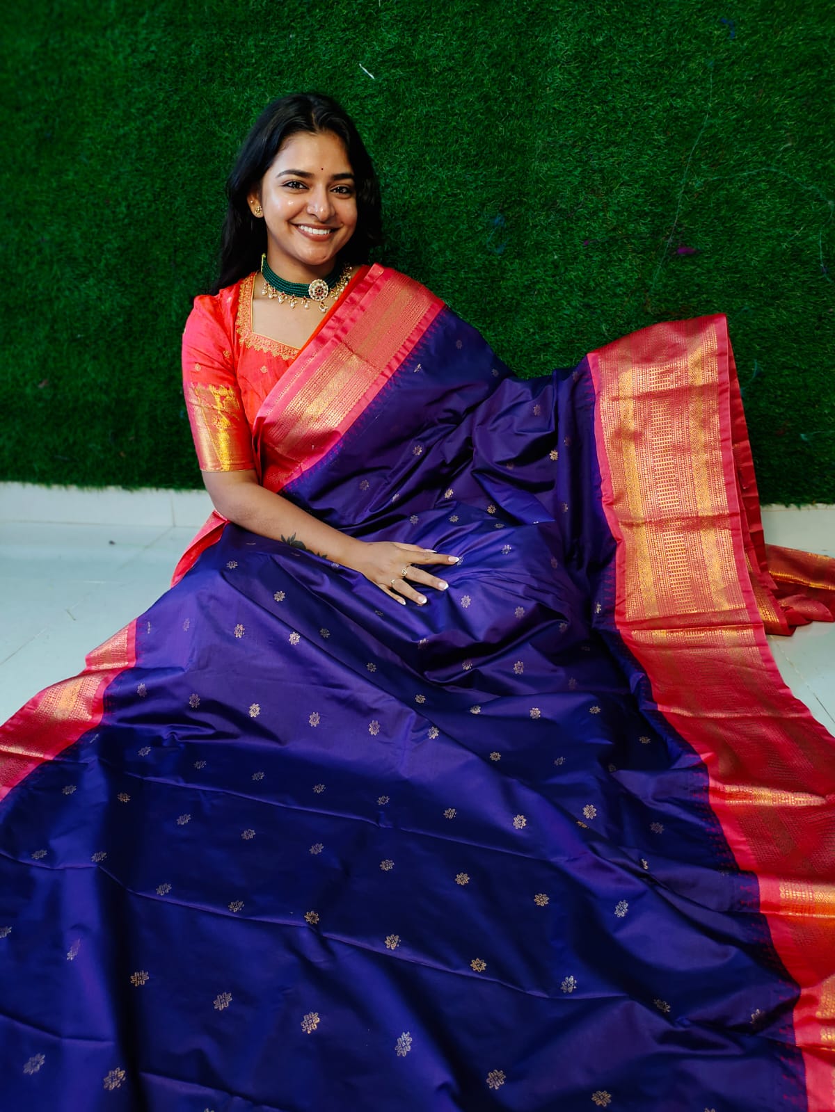 50% offer gadwal silk Saree