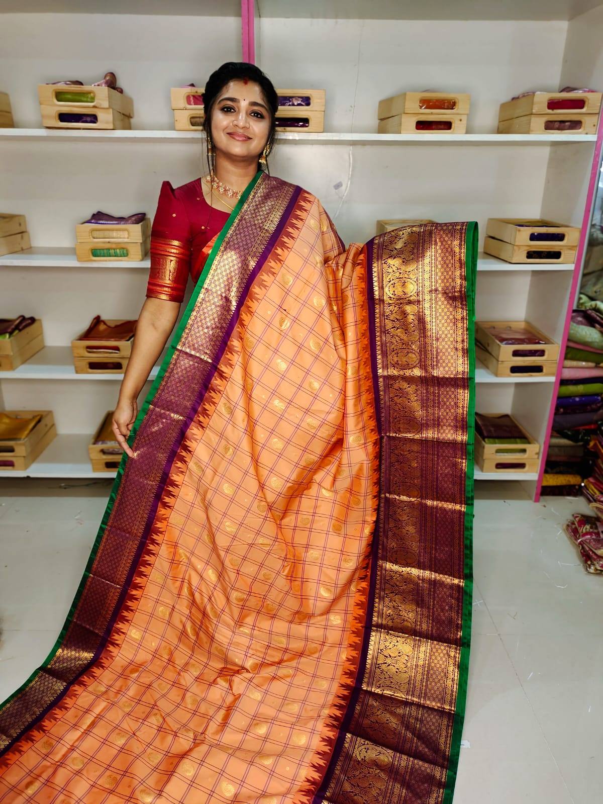 Primeme gadwal silk saree