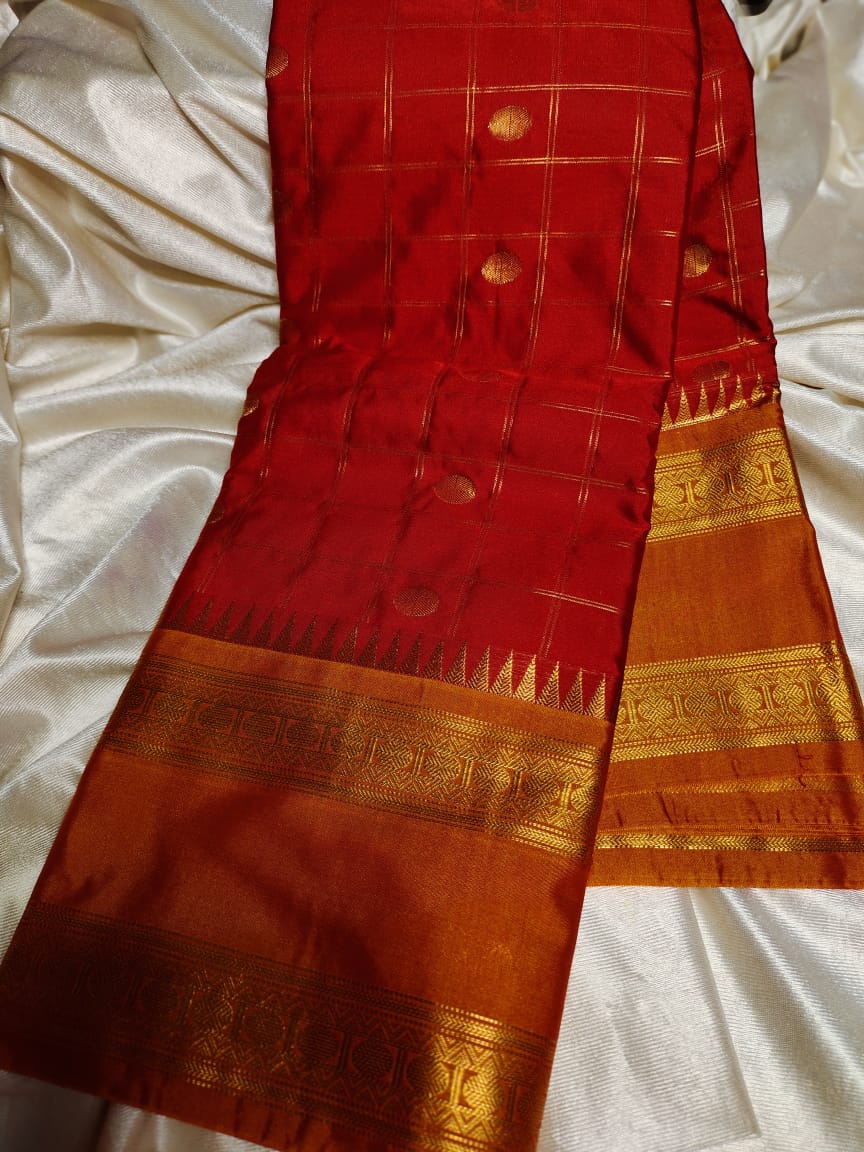 Vitange gadwal silk