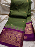 Ashadam gadwal silk saree