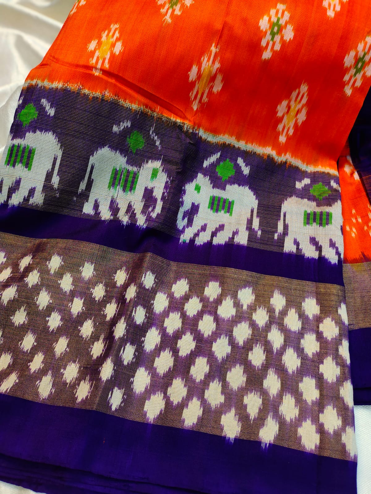 50% offer ikkat pattu saree