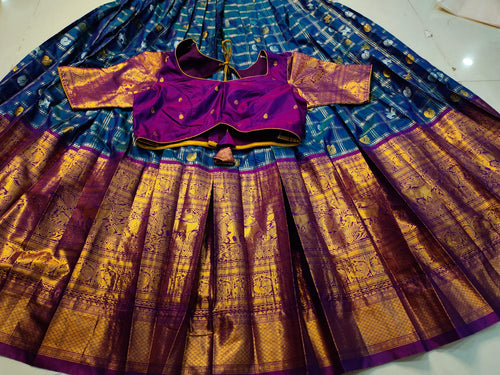Vintage gadwal lehangas