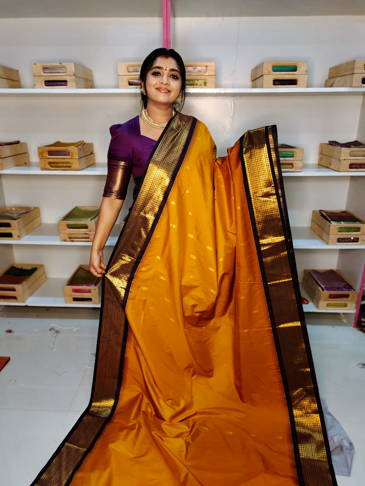 Sravanamasam sale gadwal silk