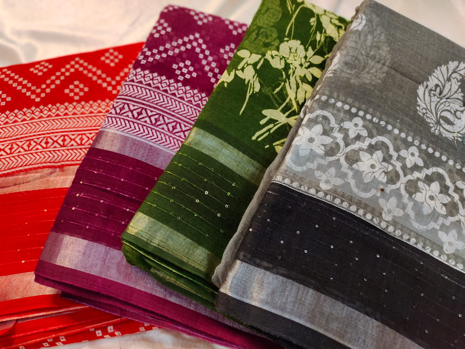 1+3 dola silk saree