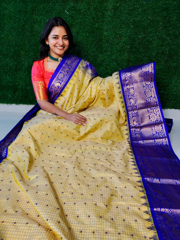 Vitange gadwal silk saree