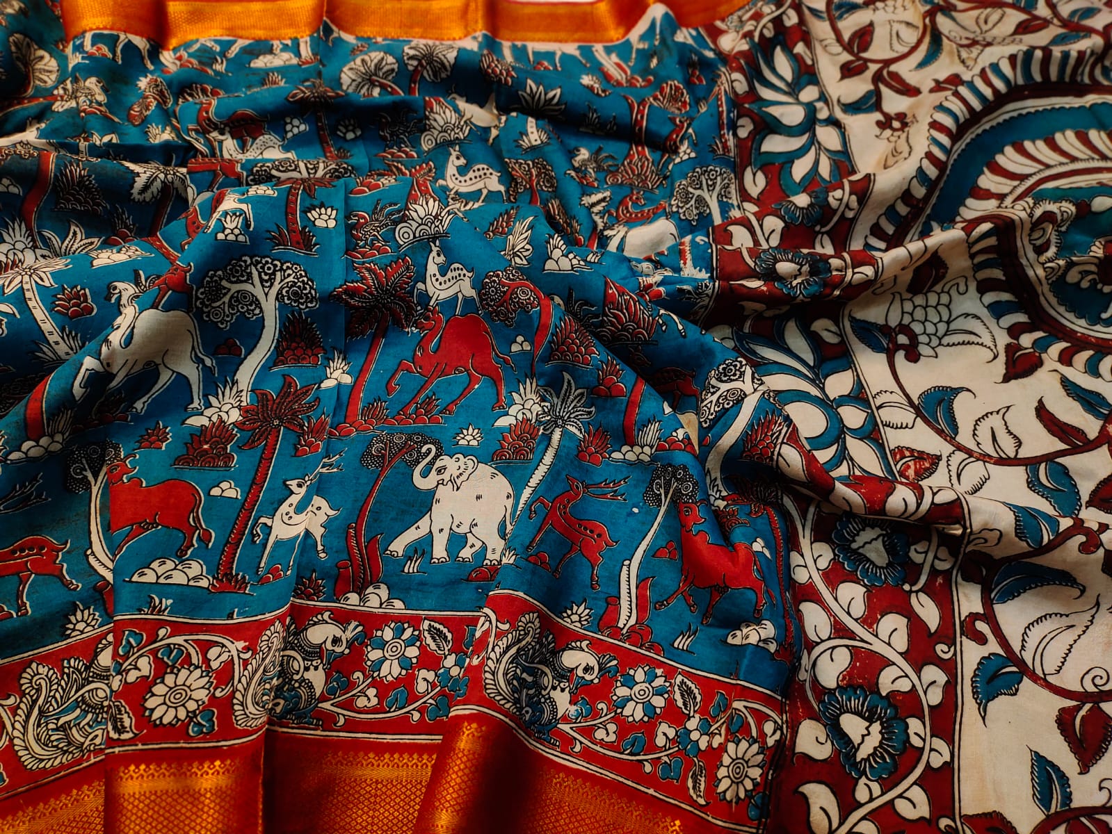 Kalamkari silk