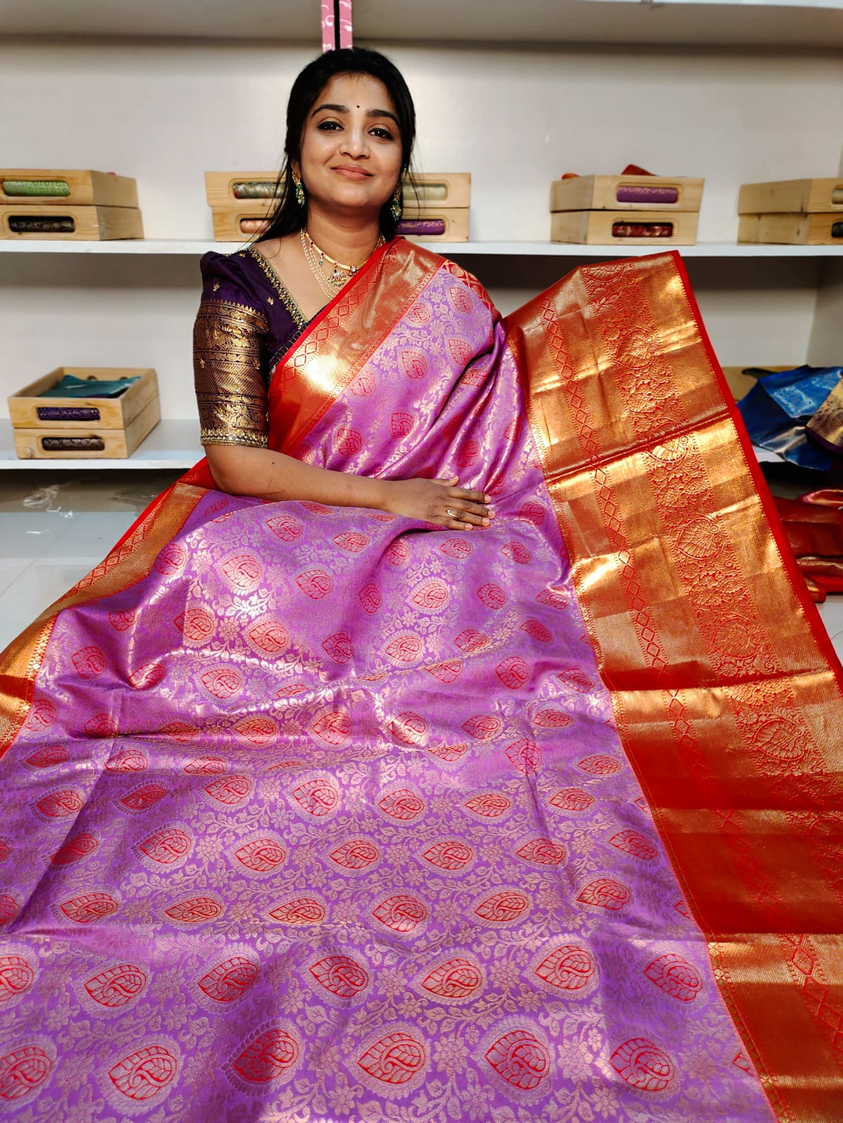 90% ఆఫర్ కంచి పట్టు సేకరణ