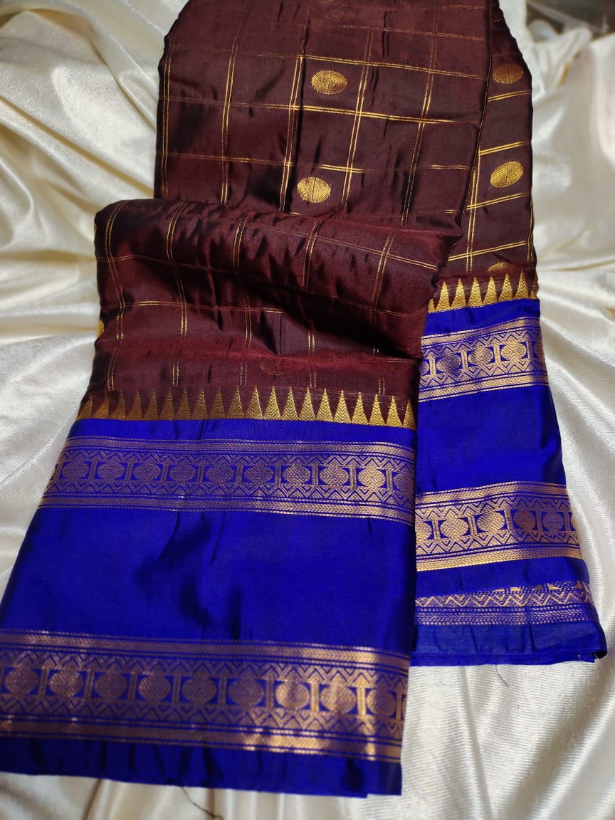 Vitange gadwal silk