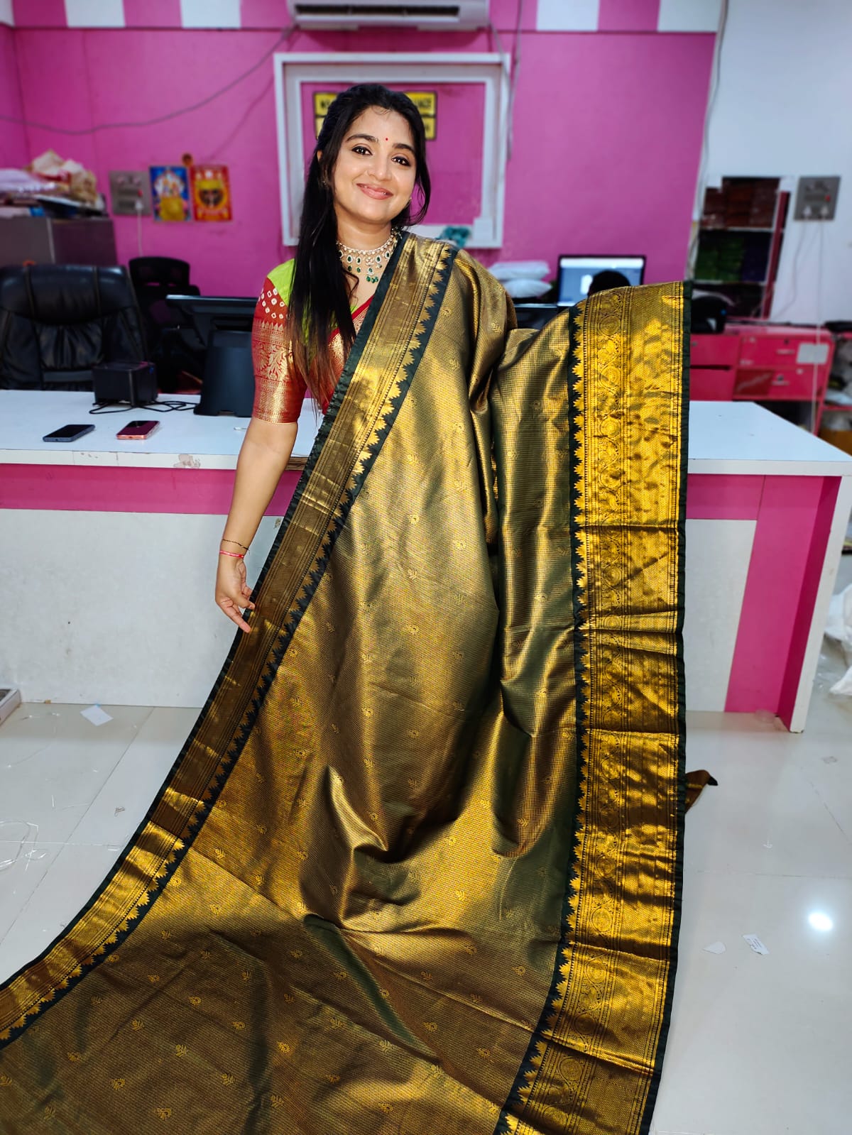 Vintage gadwal sarees