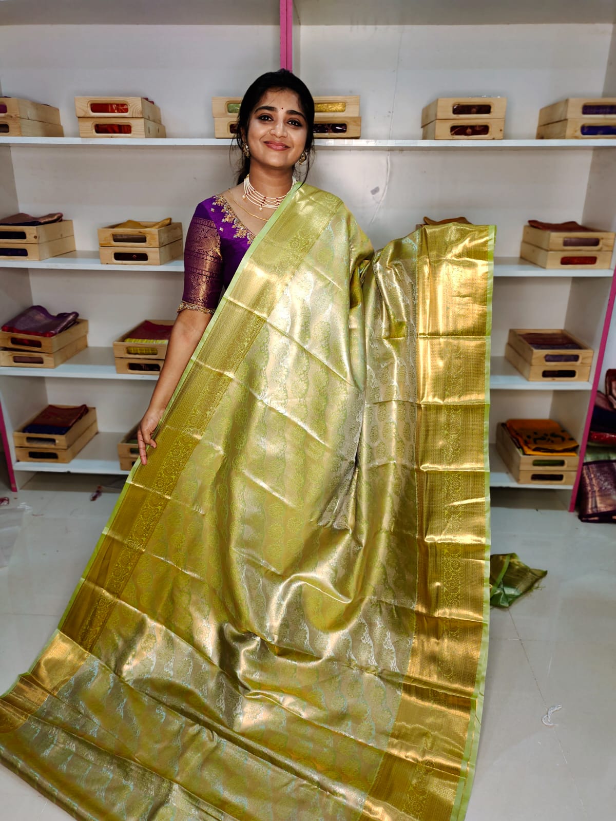 90% kanchi pattu collection