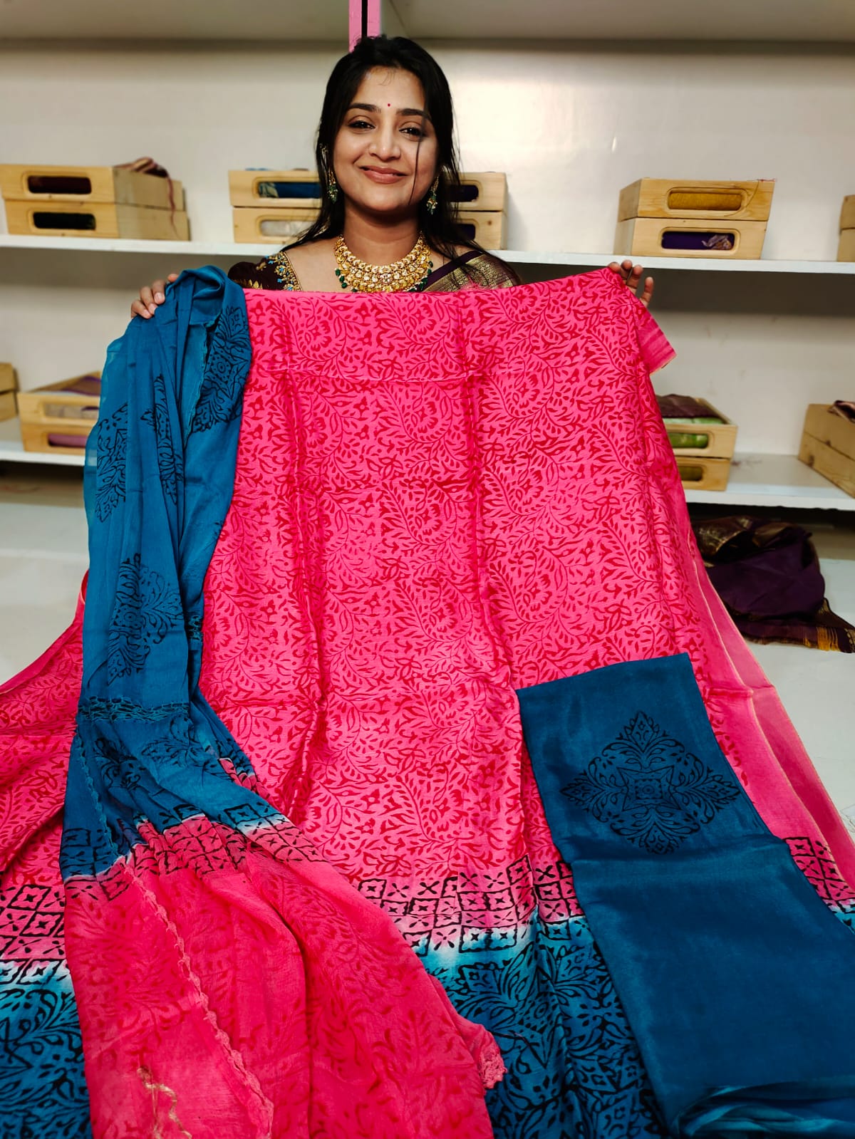 Georgette dress material