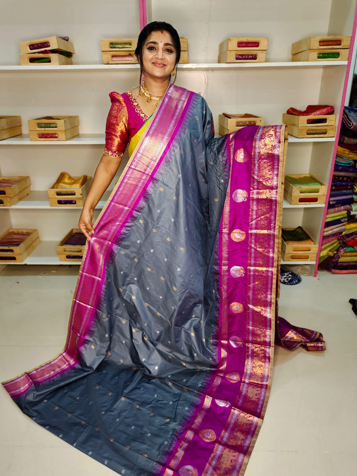 Ashadam sale gadwal silk saree