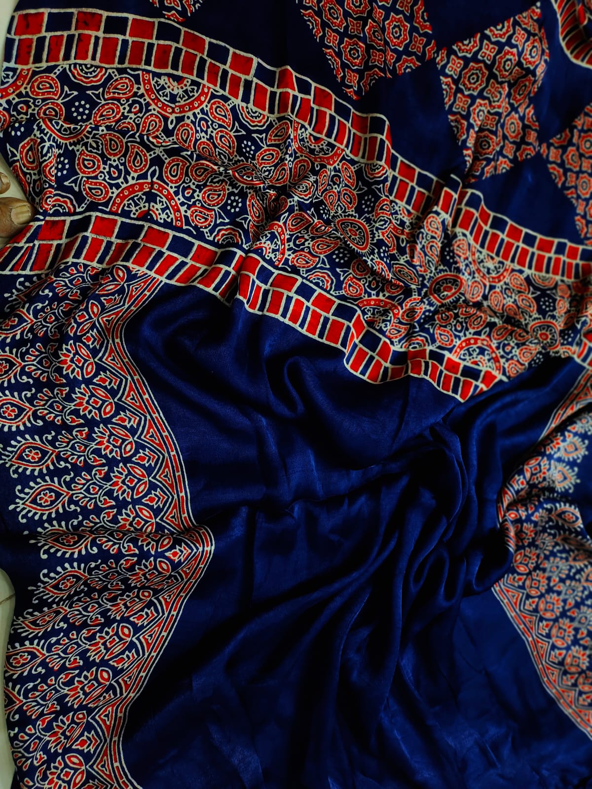 Ajrak sarees
