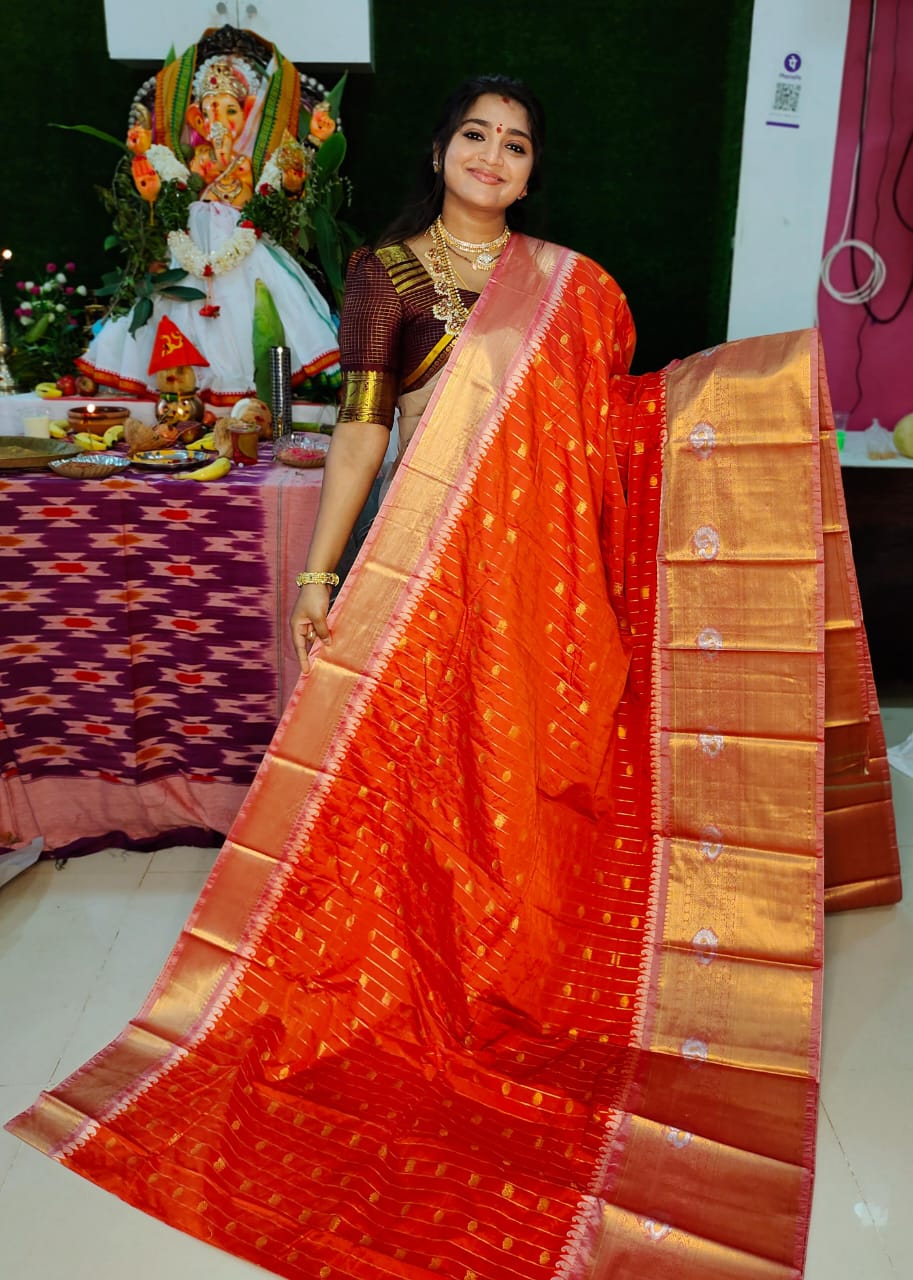 Vitange gadwal silk