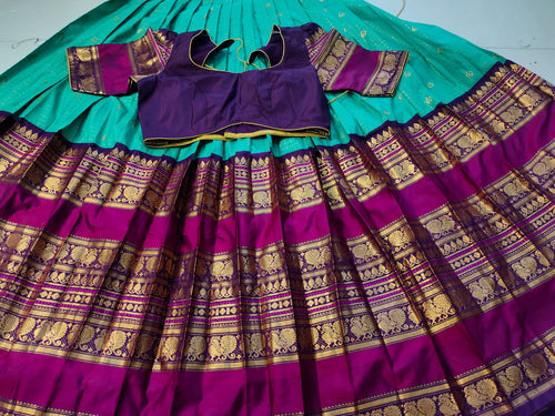 Vintage gadwal lehangas