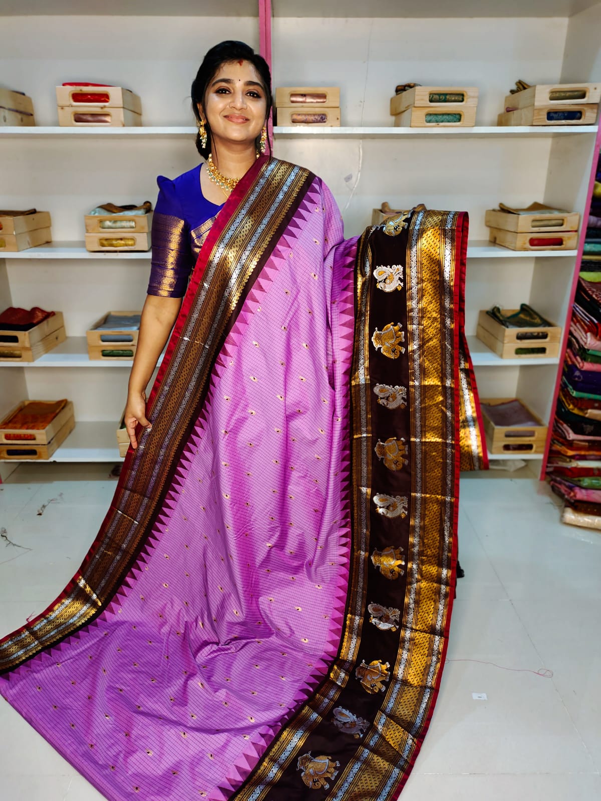 Primeme gadwal silk saree