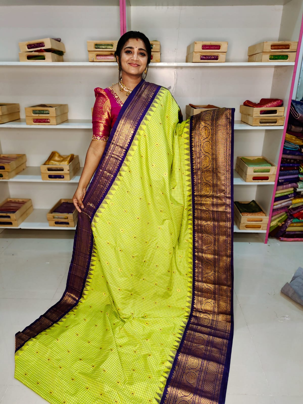 Ashadam sale gadwal silk saree