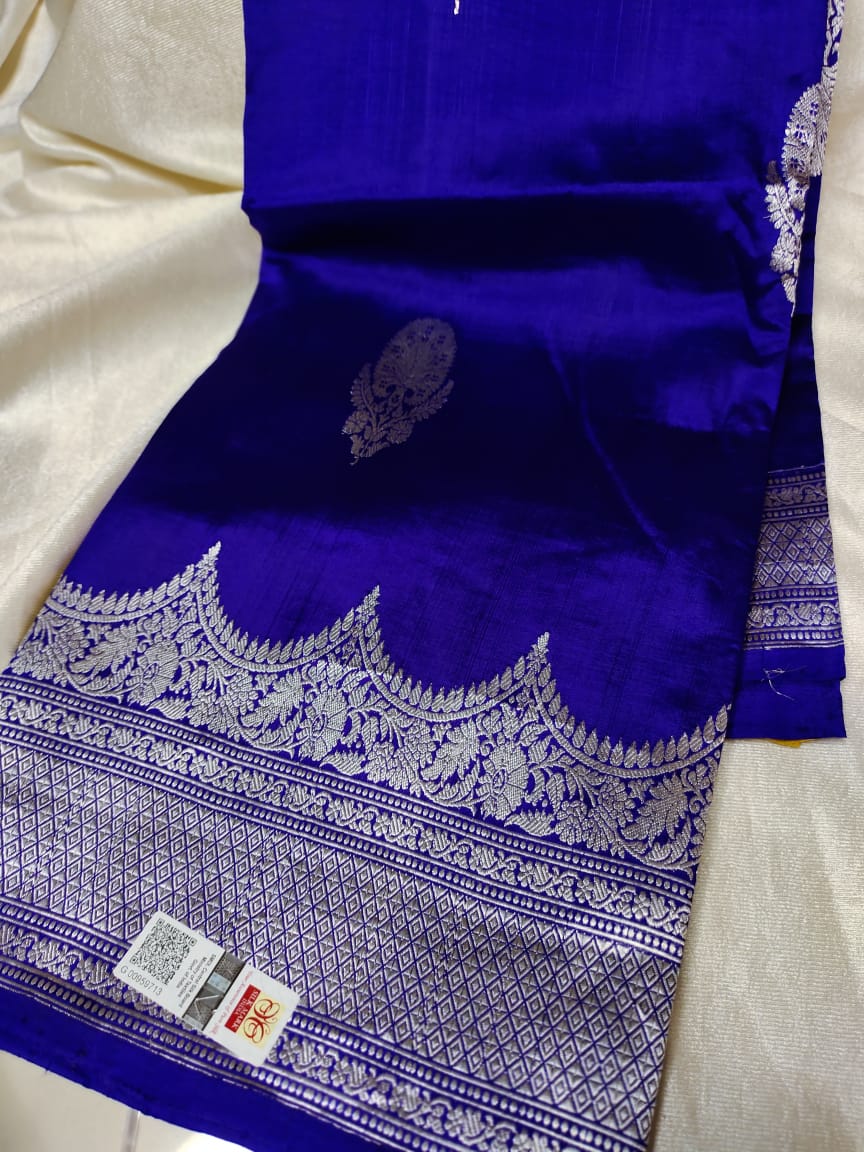 100% silk mark certified green Mango silk saree