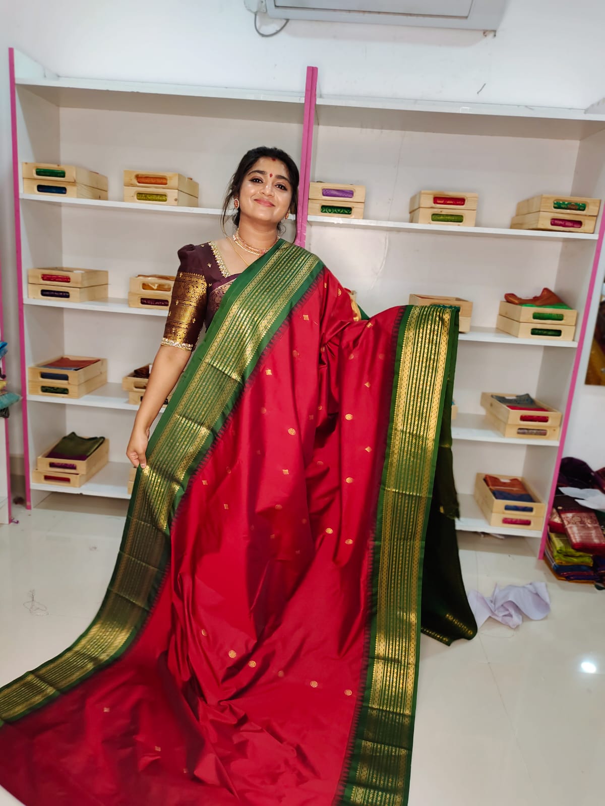 Ashadam sale gadwal silk saree