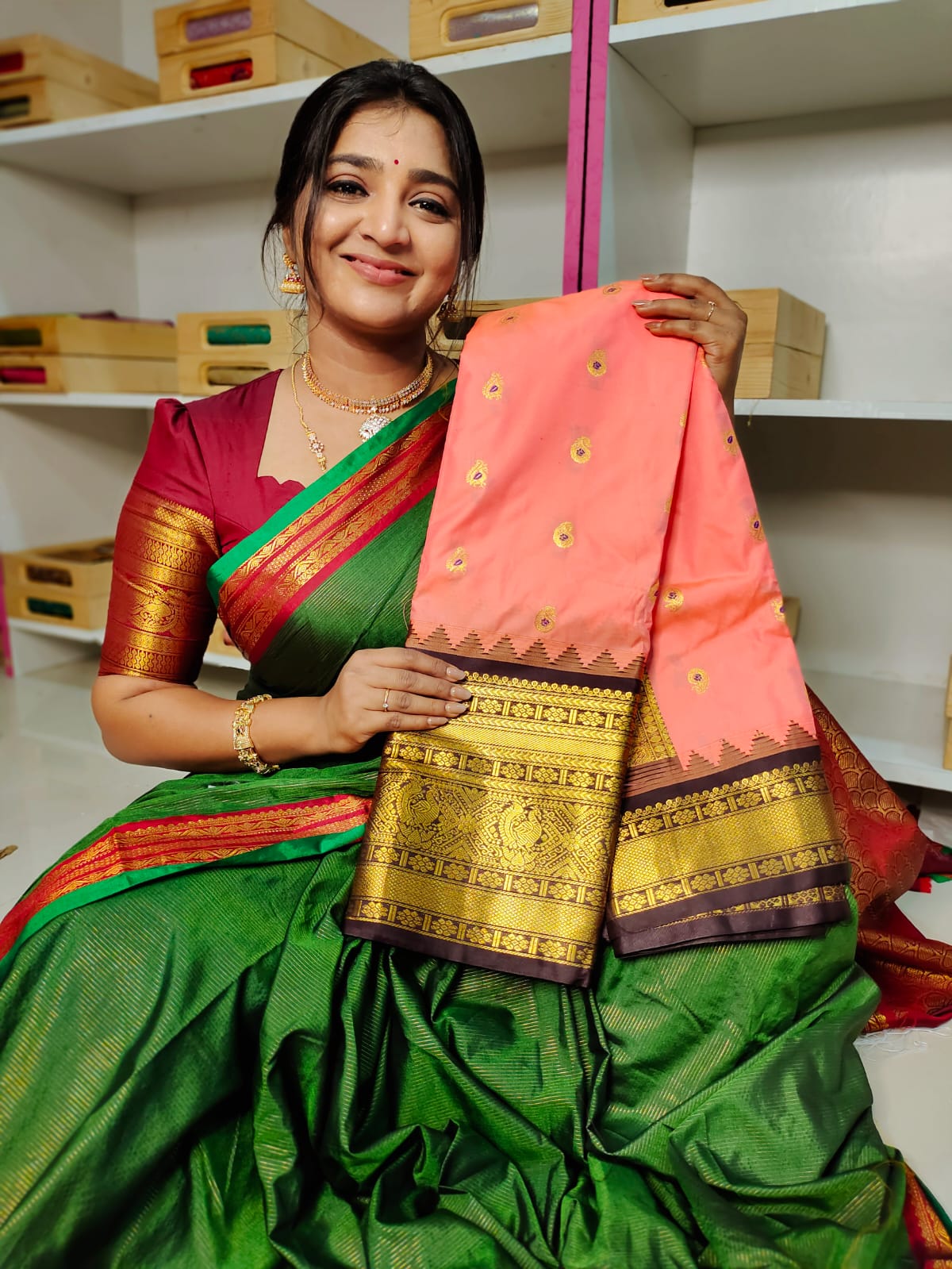 Vintage gadwal silk
