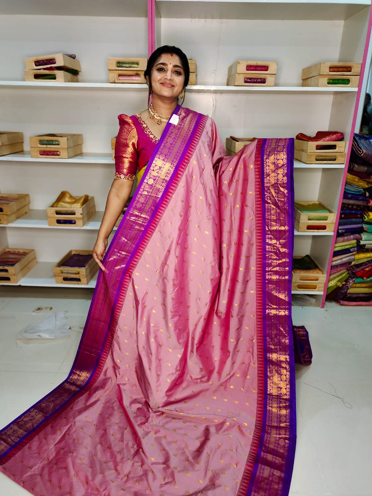 Ashadam sale gadwal silk saree