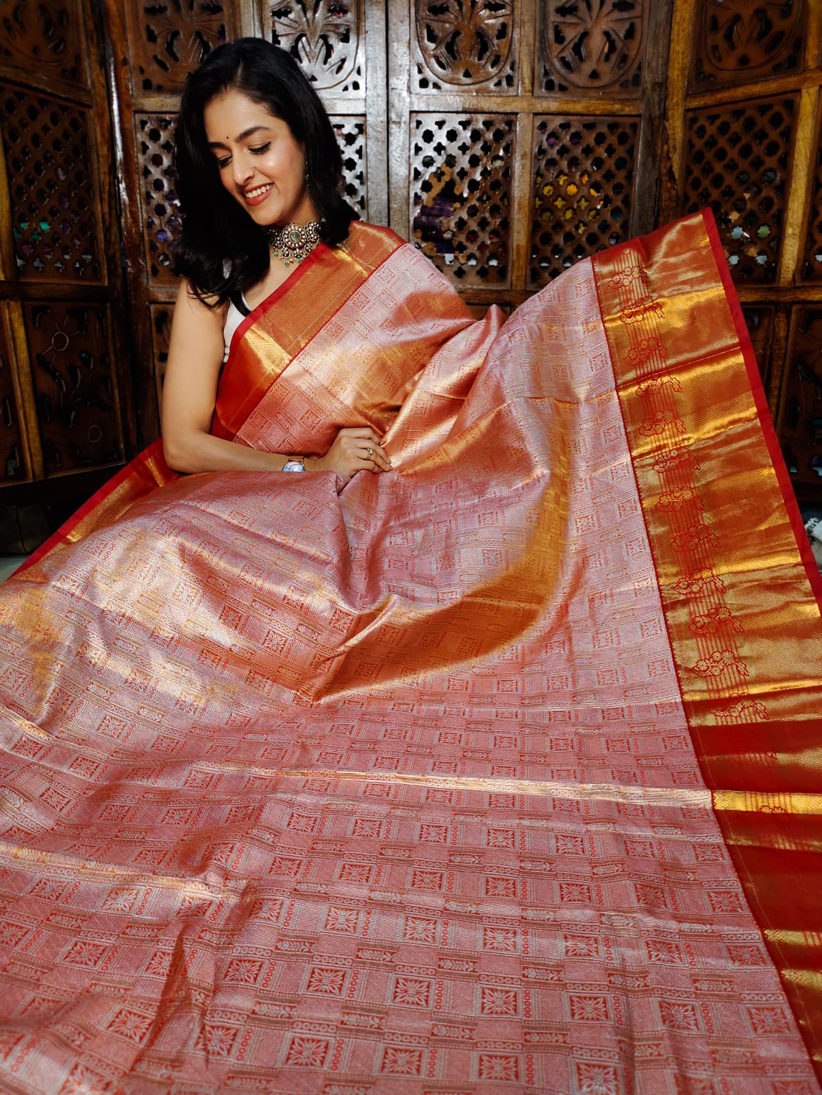 50% offer banarasi silk saree