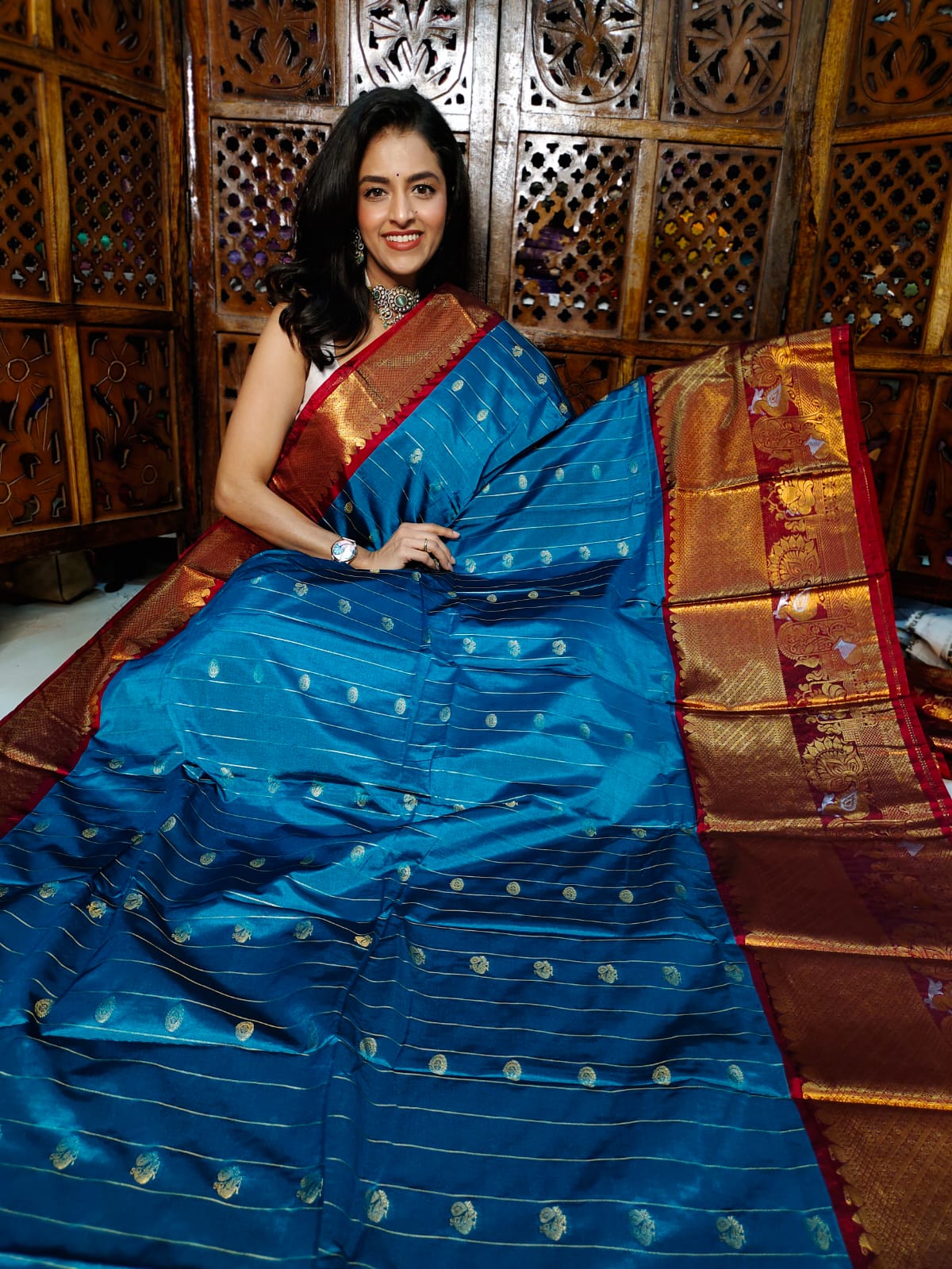 50% offer banarasi silk saree