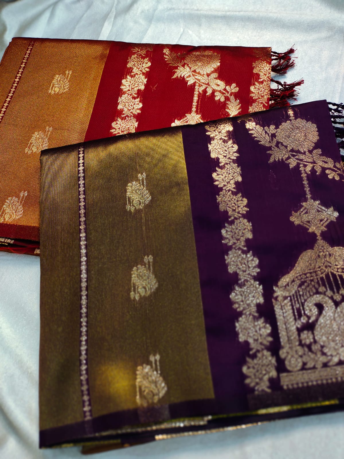 1+1 banarasi saree