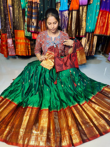 Gadwal sale lehangas