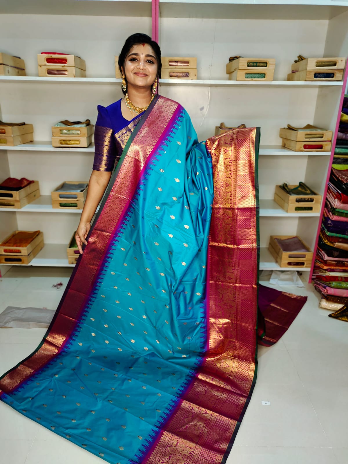 Primeme gadwal silk saree