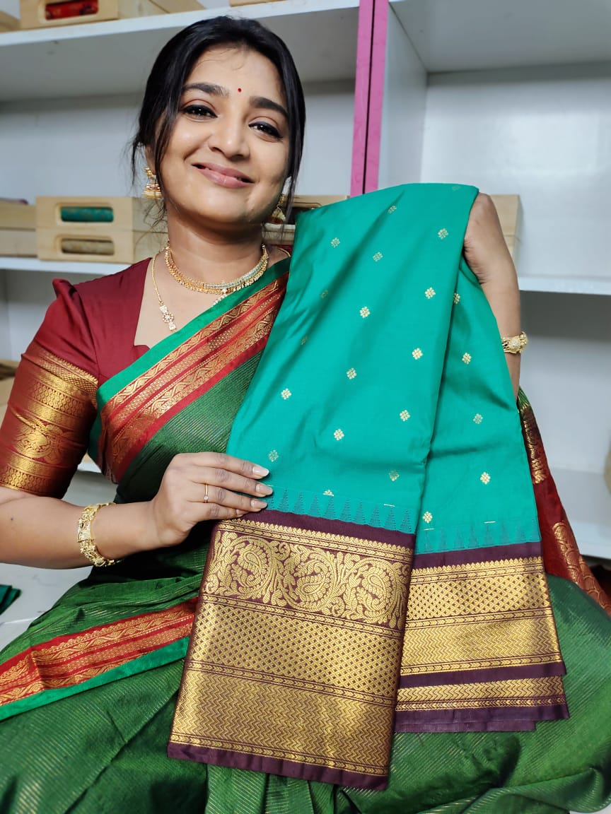 Gadwal silk saree