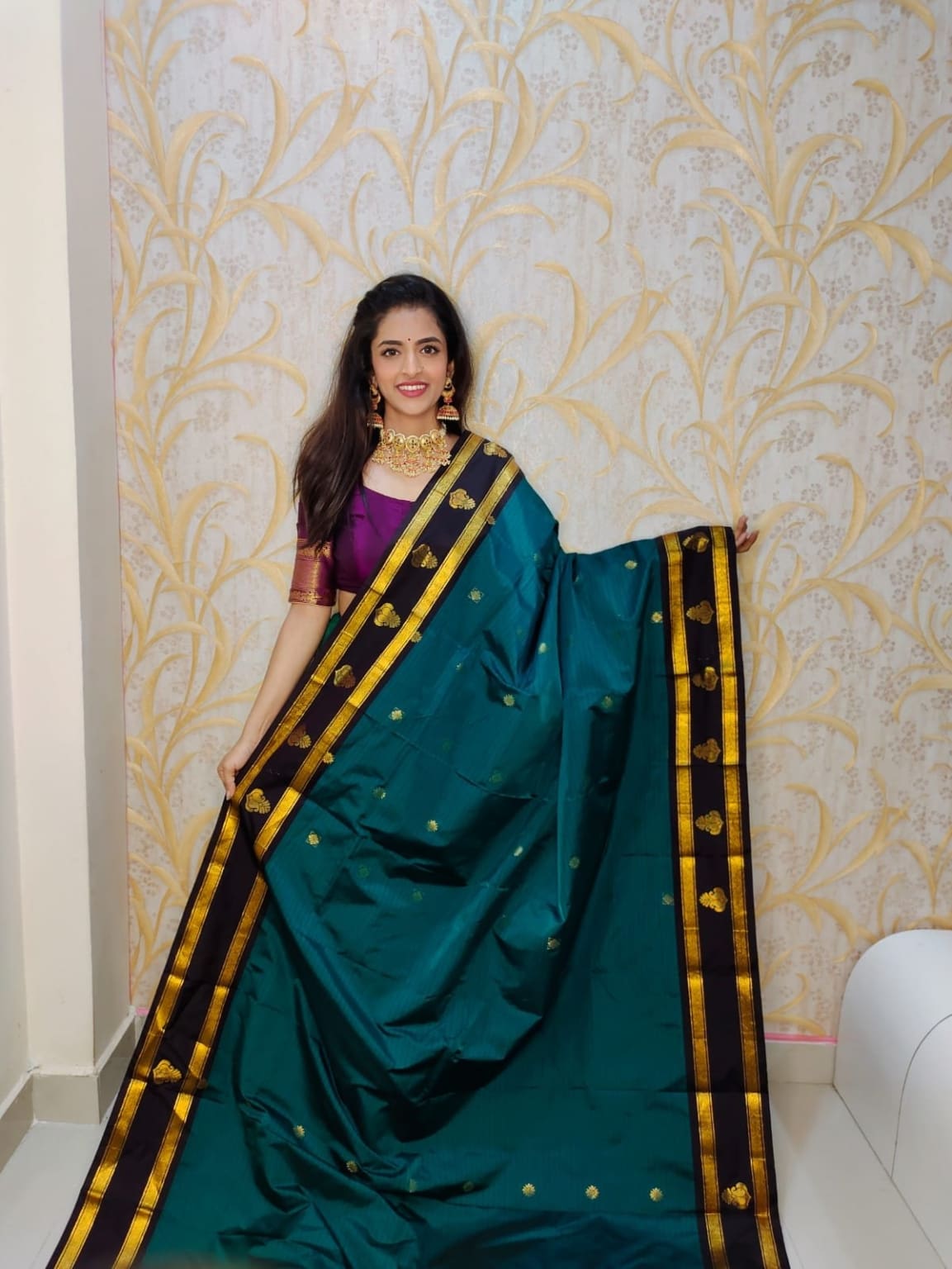 🪔 Diwali 50% offer gadwal silk sarees – Arya Collections